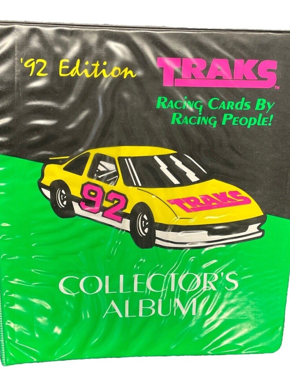 Traks 1992 Edition Collector's Album Racing Cards